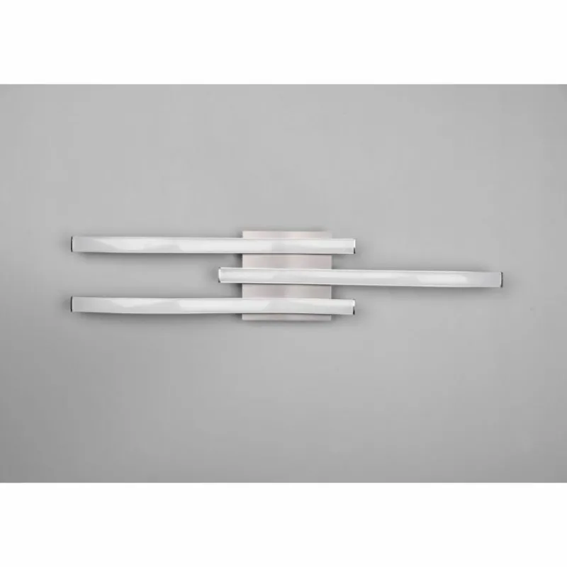 Luminaires Reality Plafonnier Reality Route LED Nickel mat, 3 lumières* Éclairage Led