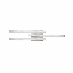 Luminaires Reality Plafonnier Reality Route LED Nickel mat, 3 lumières* Éclairage Led