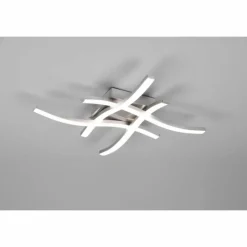 Luminaires Reality Plafonnier Reality Route LED Nickel mat, 4 lumières* Éclairage Led