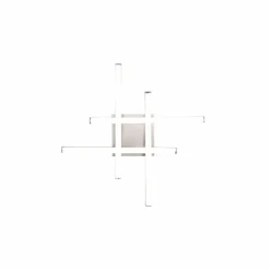 Luminaires Reality Plafonnier Reality Route LED Nickel mat, 4 lumières* Éclairage Led