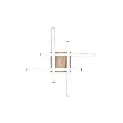 Lampes En Bois-Luminaires Reality Plafonnier Reality Route LED Couleur bois, Noir, 1 lumière