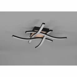 Lampes En Bois-Luminaires Reality Plafonnier Reality Route LED Couleur bois, Noir, 1 lumière