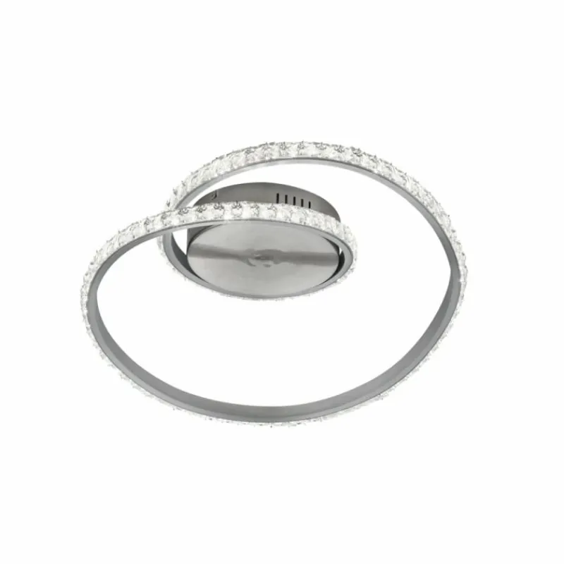 Luminaires Reality Plafonnier Reality Rubin LED Aluminium, 1 lumière, Télécommandes, Changeur de couleurs* Éclairage Led