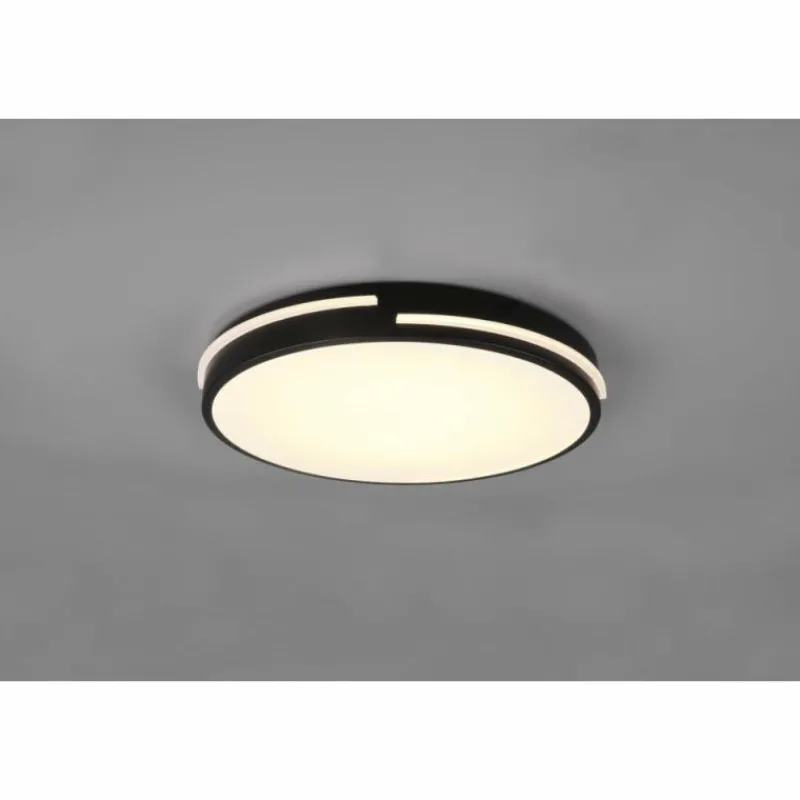 Luminaires Reality Plafonnier Reality Tacoma LED Noir, 1 lumière, Télécommandes* Éclairage Led