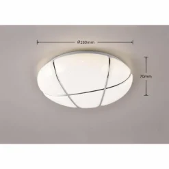 Luminaires Reality Plafonnier Reality Tibor LED Blanc, 1 lumière* Éclairage Led