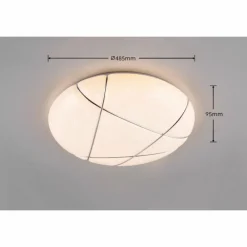 Luminaires Reality Plafonnier Reality Tibor LED Blanc, 1 lumière, Télécommandes* Éclairage Led