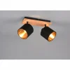 Lampes Dorées-Luminaires Reality Plafonnier Reality Tommy Écru, Noir, 2 lumières