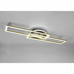 Luminaires Reality Plafonnier Reality Twister LED Laiton, 1 lumière, Télécommandes* Éclairage Led