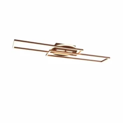 Luminaires Reality Plafonnier Reality TWISTER LED Brun, 1 lumière, Télécommandes* Éclairage Led