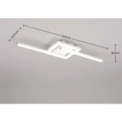 Luminaires Reality Plafonnier Reality VIALE LED Blanc, 1 lumière* Éclairage Led