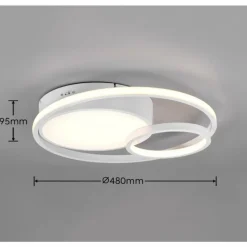 Luminaires Reality Plafonnier Reality Vuelta LED Blanc, 1 lumière* Éclairage Led