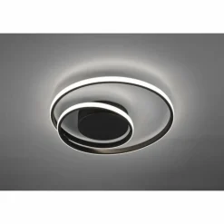 Lampes Industrielles-Luminaires Reality Plafonnier Reality Zibal LED Noir, 1 lumière