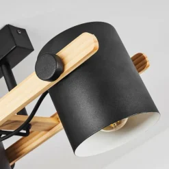 Luminaires Scandinaves-hofstein Plafonnier Rebbenas Écru, Noir, 4 lumières