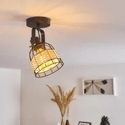 hofstein Plafonnier Recinto Noir, 1 lumière