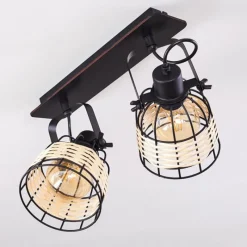 hofstein Plafonnier Recinto Noir, 2 lumières