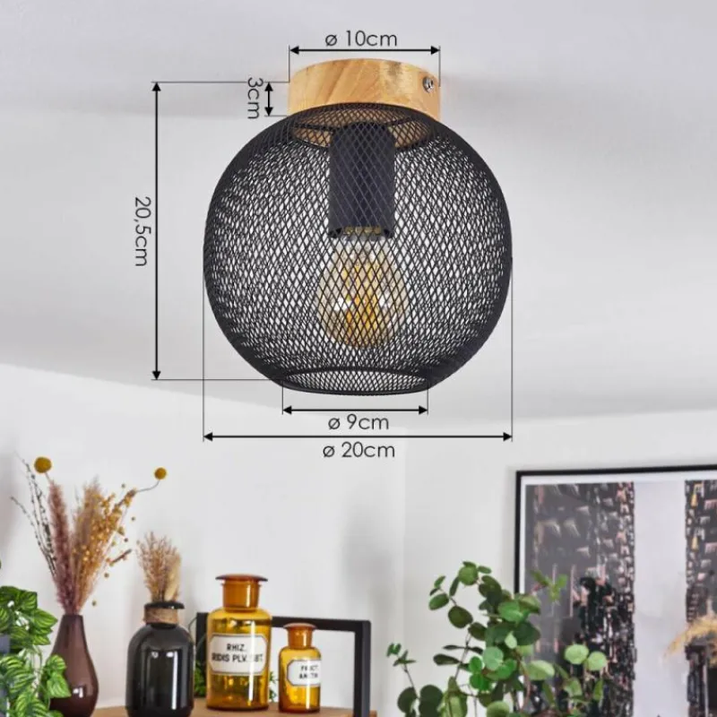 Style Boho-Chic-hofstein Plafonnier Reiden Écru, 1 lumière