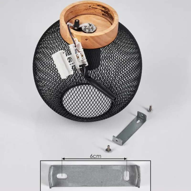 Style Boho-Chic-hofstein Plafonnier Reiden Écru, 1 lumière