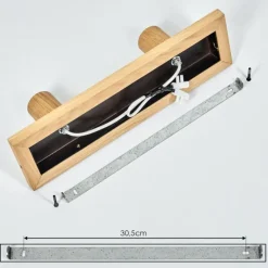 Luminaires Scandinaves-hofstein Plafonnier Represita Brun, Noir, 2 lumières