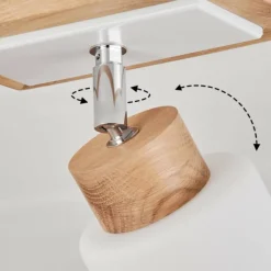 hofstein Plafonnier Represita Écru, Blanc, 1 lumière