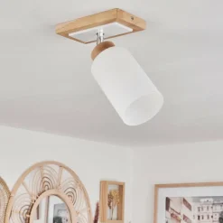 hofstein Plafonnier Represita Écru, Blanc, 1 lumière