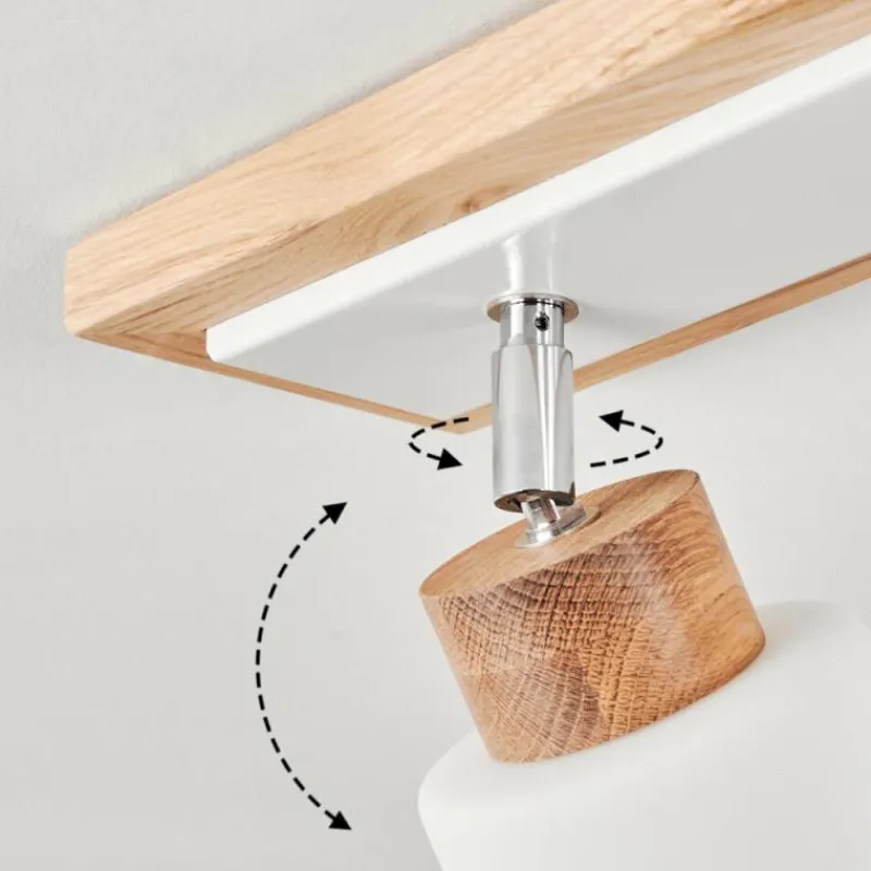 Luminaires Scandinaves-hofstein Plafonnier Represita Écru, Blanc, 3 lumières