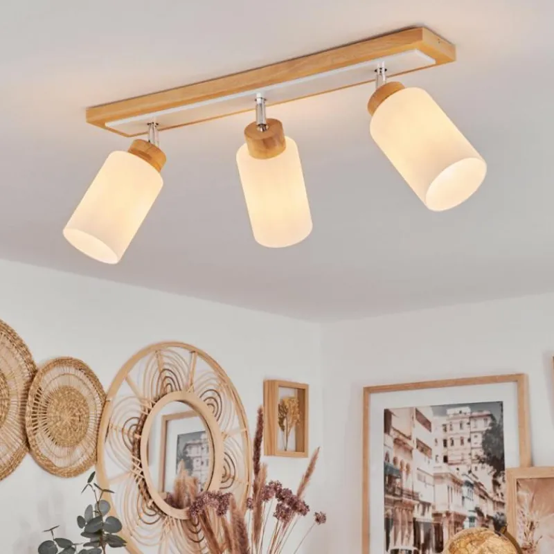 Luminaires Scandinaves-hofstein Plafonnier Represita Écru, Blanc, 3 lumières