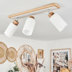 Luminaires Scandinaves-hofstein Plafonnier Represita Écru, Blanc, 3 lumières
