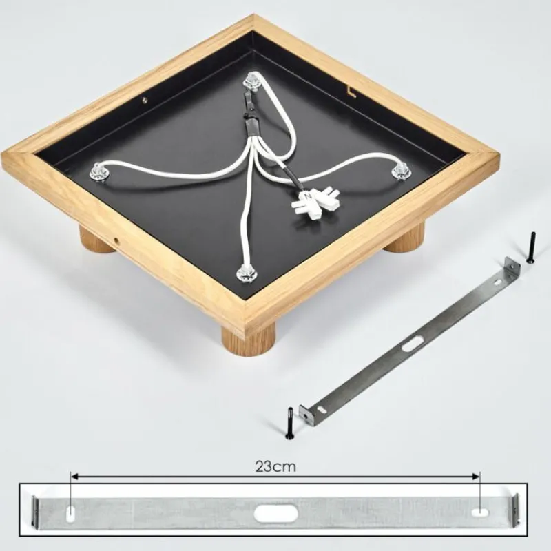 Luminaires Scandinaves-hofstein Plafonnier Represita Écru, Noir, 4 lumières