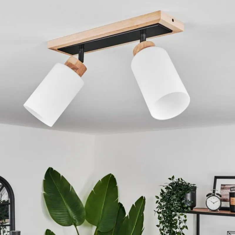 Luminaires Scandinaves-hofstein Plafonnier Represita Noir, 2 lumières