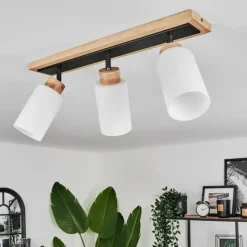 Luminaires Scandinaves-hofstein Plafonnier Represita Noir, 3 lumières