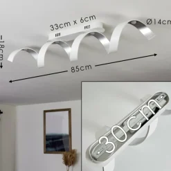 hofstein Plafonnier Rezat LED Blanc, 1 lumière