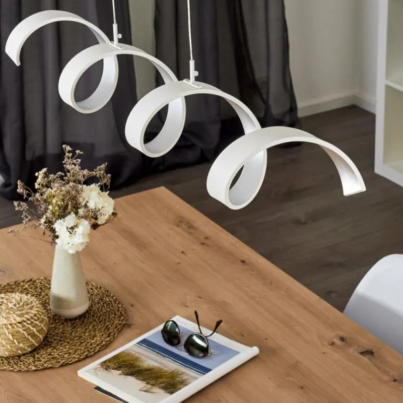 hofstein Plafonnier Rezat LED Blanc, 1 lumière