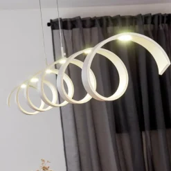 hofstein Plafonnier Rezat LED Blanc, 1 lumière