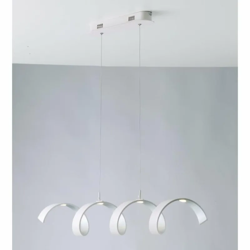 Luce Design Plafonnier Rezat LED Blanc, 1 lumière* Éclairage Led