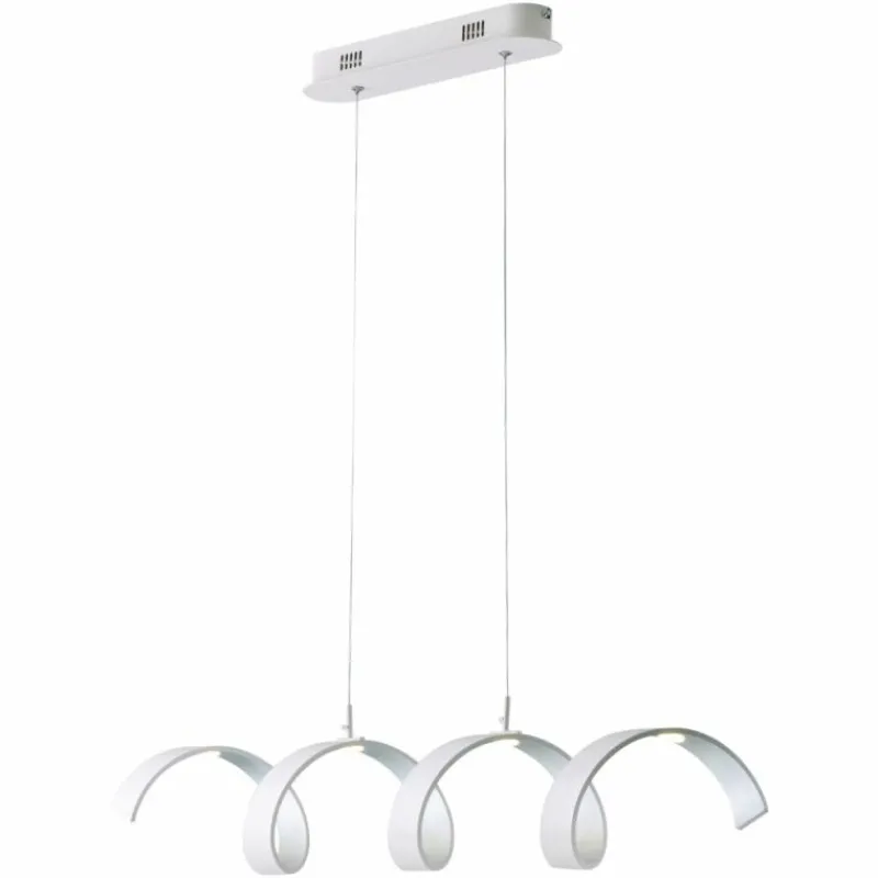 Luce Design Plafonnier Rezat LED Blanc, 1 lumière* Éclairage Led