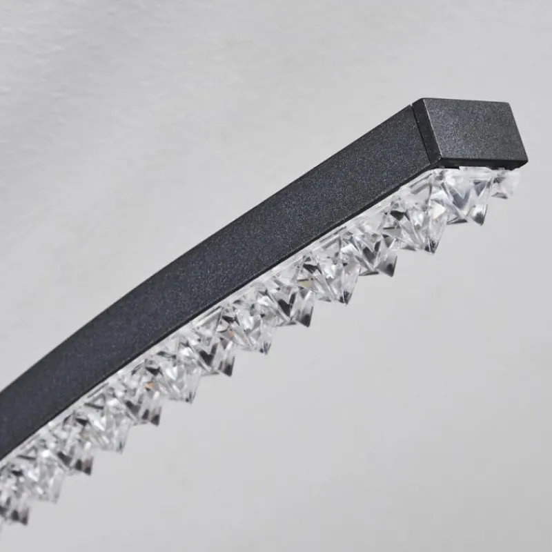 hofstein Plafonnier Rheinfelden LED Noir, 1 lumière