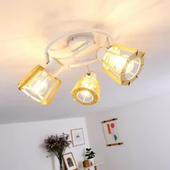 hofstein Plafonnier Rieti Blanc, 3 lumières