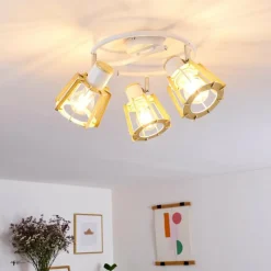 hofstein Plafonnier Rieti Blanc, 3 lumières