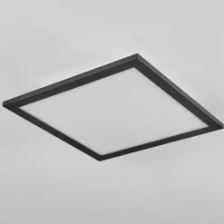 hofstein Plafonnier Ringuelet LED Noir, Blanc, 1 lumière, Télécommandes