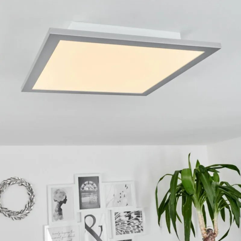 hofstein Plafonnier Ringuelet LED Blanc, 1 lumière, Télécommandes