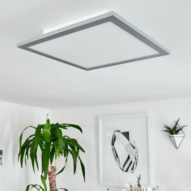 hofstein Plafonnier Ringuelet LED Blanc, 1 lumière, Télécommandes