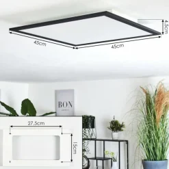 hofstein Plafonnier Ringuelet LED Blanc, 1 lumière, Télécommandes