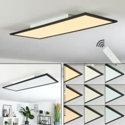 hofstein Plafonnier Ringuelet LED Blanc, 1 lumière, Télécommandes