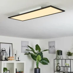 hofstein Plafonnier Ringuelet LED Blanc, 1 lumière, Télécommandes