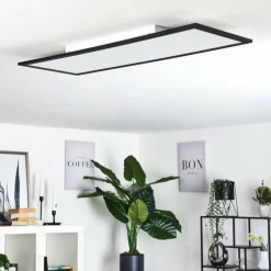 hofstein Plafonnier Ringuelet LED Blanc, 1 lumière, Télécommandes