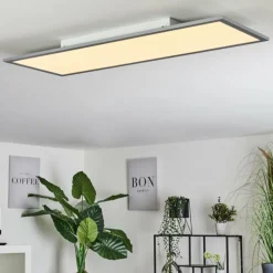 hofstein Plafonnier Ringuelet LED Blanc, 1 lumière, Télécommandes