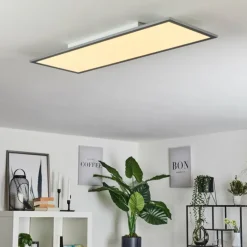 hofstein Plafonnier Ringuelet LED Blanc, 1 lumière, Télécommandes