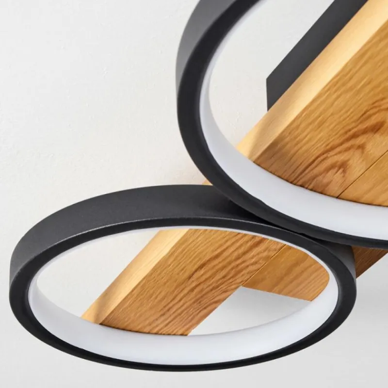 Luminaires Scandinaves-hofstein Plafonnier Rodekro LED Écru, Noir, 1 lumière