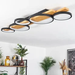 Luminaires Scandinaves-hofstein Plafonnier Rodekro LED Écru, Noir, 1 lumière