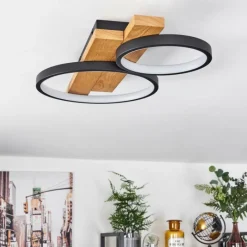Luminaires Scandinaves-hofstein Plafonnier Rodekro LED Écru, Noir, 1 lumière
